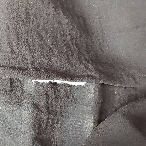 Linen Blend Navy Striped Waistcoat Vest Size M - Picture 5 of 12